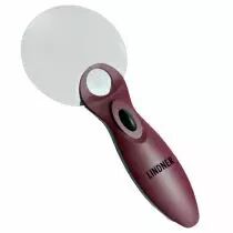 Illuminated magnifier without mount