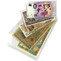 Protective sleeves for banknotes 190 x 130 cm - pack of 50