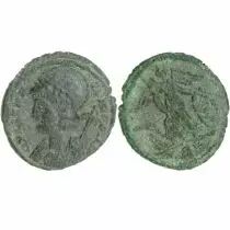 Francia PRIVATE EDITION  The Roman Empire  - including 3 Follis (ancient coins)