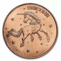 Etats Unis d'Am&eacute;rique Unicorn - 1 Ounce Copper