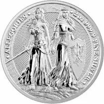 Alemania 2 OUNCES SILVER BULLION POLONIA & GERMANIA 2022 - THE GREAT ALLEGORICAL FIGURES