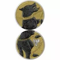 Germany Fenrir - 2 X 1 OUNCE SILVER RUTHENIUM GERMANY 2022 (Germany Beasts)