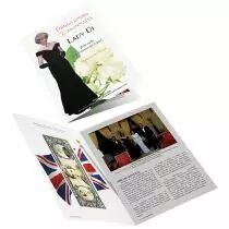 France PRIVATE EDITION  Lady Di  - including 1 coin and 2 banknotes