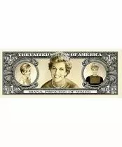 France PRIVATE EDITION  Lady Di  - including 1 coin and 2 banknotes