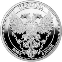 5 Marks - Linden leaf - 1 Ounce SILVER BE GERMANIA 2022