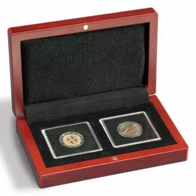 VOLTERRA case for 2 capsules Carr�Rond