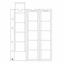 OPTIMA Sheets for 15 Coins up to Ø 42 MM