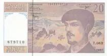Francia 20 Francs Debussy - T.063 - 1997