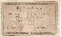 Francia Bagnols-Sur-C&egrave;ze Bagnols L'Union fait la force - 30-04-1792