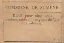 Francia Sum&egrave;ne City of Sum&egrave;ne - 1791