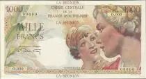 Reunion 1000 Francs France Union - Type 1946 Specimen O.000