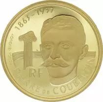Francia 500 Francs Pierre de Coubertin - Albertville Olympics Games 1991-1992
