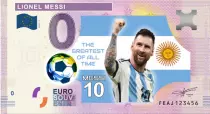 0 Euro Souvenir 2024 - Lionel Messi - Custom Color