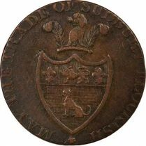 1/2 Penny Token, Payable at Goldsmiths - 1789 Sudbury