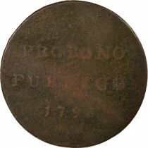 1/2 Penny Token, Payable at Goldsmiths - 1789 Sudbury