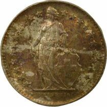 1/2 Silver Franc, Standing Helvetia - 1948 B Bern