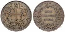 1/4 Anna, East India Company - 1856