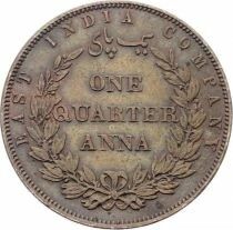 1/4 Anna, East India Company - 1856
