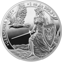 1 ONCE ARGENT BE GERMANIA 2022 BULLION