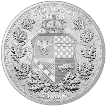 1 ONCE BULLION ARGENT AUTRICHE & GERMANIA 2021 - LES GRANDES FIGURES ALL&Eacute;GORIQUES