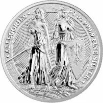 1 ONCE BULLION ARGENT POLONIA & GERMANIA 2022 - LES GRANDES FIGURES ALL&Eacute;GORIQUES
