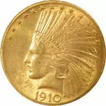 10 Gold Dollars, Indian Head - 1910 Philadelphia