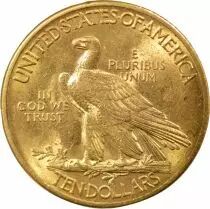 10 Gold Dollars, Indian Head - 1913 Philadelphia