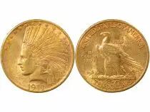 10 Gold Dollars, Indian Head - 1913 Philadelphia
