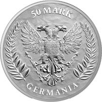 10 ONCES ARGENT GERMANIA 2023 BULLION - 50 MARKS