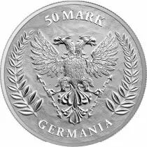 10 ONCES ARGENT GERMANIA 2023 BULLION - 50 MARKS
