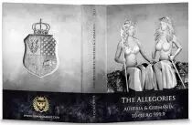 10 ONCES BULLION ARGENT AUTRICHE & GERMANIA 2021 - LES GRANDES FIGURES ALL&Eacute;GORIQUES