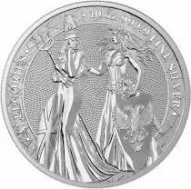 10 ONCES BULLION ARGENT GERMANIA & BRITANNIA 2019 - LES GRANDES FIGURES ALL&Eacute;GORIQUES