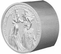 10 ONCES BULLION ARGENT GERMANIA & BRITANNIA 2019 - LES GRANDES FIGURES ALL&Eacute;GORIQUES