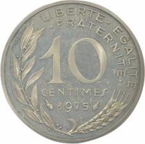10 Silver Centimes, Marianne, Piedfort - 1975 Pessac
