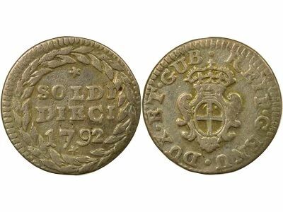 10 Soldi - 1792 Genoa
