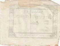 100 Francs - 18 Nivose An III - (07.01.1795) - Sign. Bellet - Serial 5255