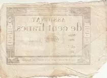 100 Francs - 18 Nivose An III - (07.01.1795) - Sign. Gautry - Serial 2760