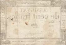 100 Francs - 18 Nivose An III - (07.01.1795) - Sign. Haze - Serial 1780