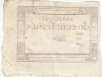 100 Francs - 18 Nivose An III - (07.01.1795) - Sign. Haze - Serial 3932