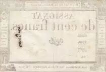 100 Francs - 18 Nivose An III - (07.01.1795) - Sign. Og&eacute; - Serial 3920