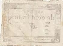 100 Francs - 18 Nivose An III - (07.01.1795) - Sign. Tuet - Serial 3578
