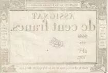 100 Francs - 18 Nivose An III - (07.01.1795) - Sign. Tuet - Serial 532