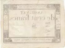 100 Francs - 18 Nivose An III - (07.01.1795) - Sign. Vial - Serial 1526