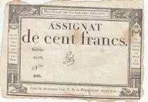 100 Francs - 18 Nivose An III - (07.01.1795) - Sign. Vial - Serial 4519
