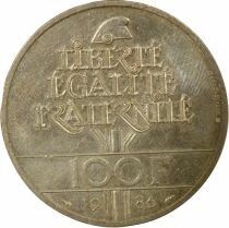 100 Francs Statue of Liberty, Piedfort - 1986 - Silver