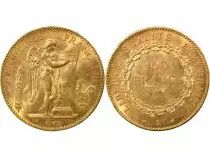100 Gold Francs Or, Genius - 1906 A Paris