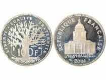 100 Proof Silver Francs, Pantheon - 2001