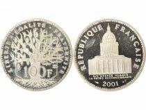 100 Proof Silver Francs, Pantheon - 2001