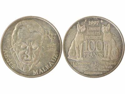100 Silver Francs, Malraux - 1997 Pessac