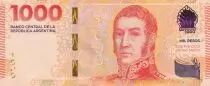 1000 Pesos - Jos&eacute; Francisco de San Martin - 2023 - Letter O